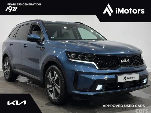 Kia Sorento SUV, Petrol Plug-in Hybrid, 2023, Blue