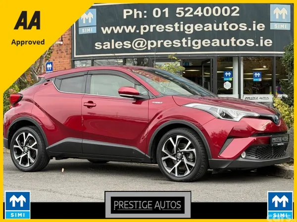 Toyota C-HR Hatchback, Petrol Hybrid, 2017, Red