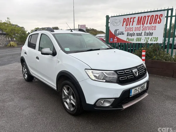 Dacia Sandero Stepway Hatchback, Petrol, 2017, White