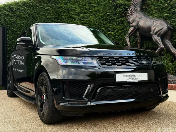 Land Rover Range Rover Sport SUV, Petrol Plug-in Hybrid, 2019, Black