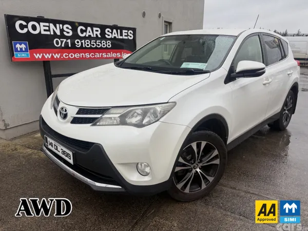 Toyota RAV4 SUV, Diesel, 2014, White