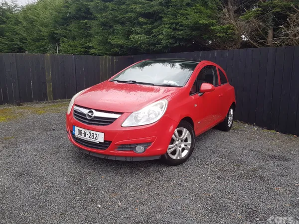 Opel Corsa Hatchback, Petrol, 2008, Red