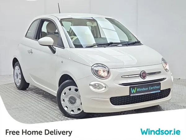 Fiat 500 Hatchback, Petrol, 2018, White