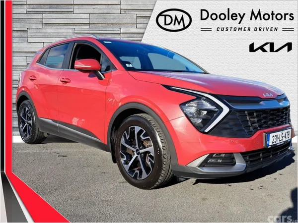 Kia Sportage SUV, Diesel Hybrid, 2023, Red