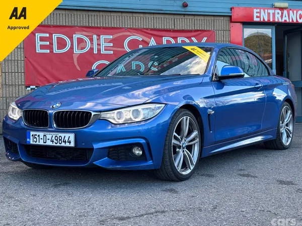 BMW 4-Series Convertible, Diesel, 2015, Blue