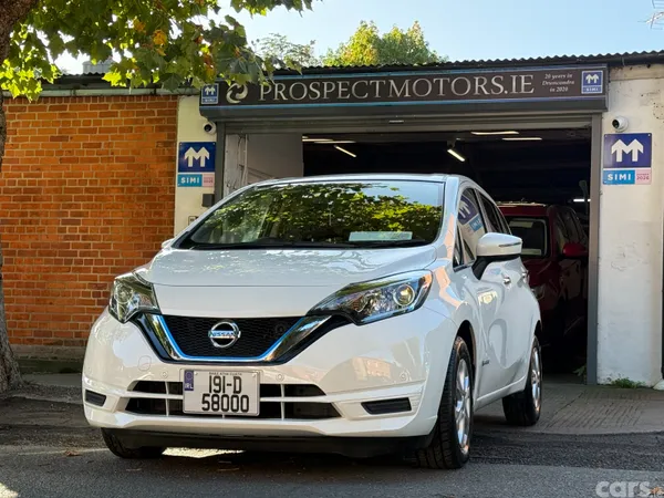 Nissan Note Hatchback, Petrol Hybrid, 2019, White