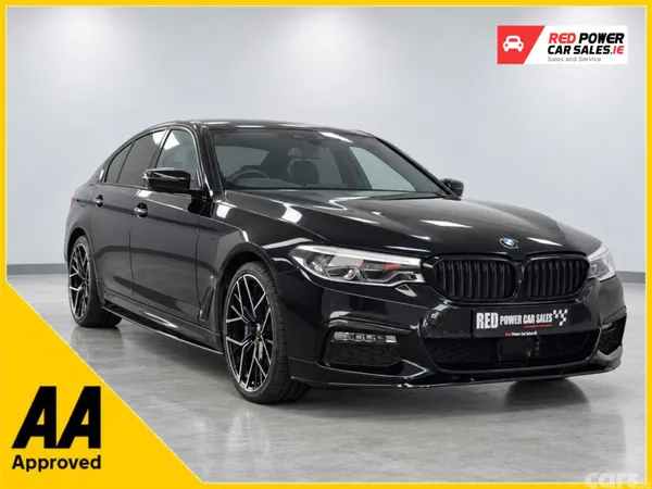 BMW 5-Series Saloon, Petrol Plug-in Hybrid, 2018, Black