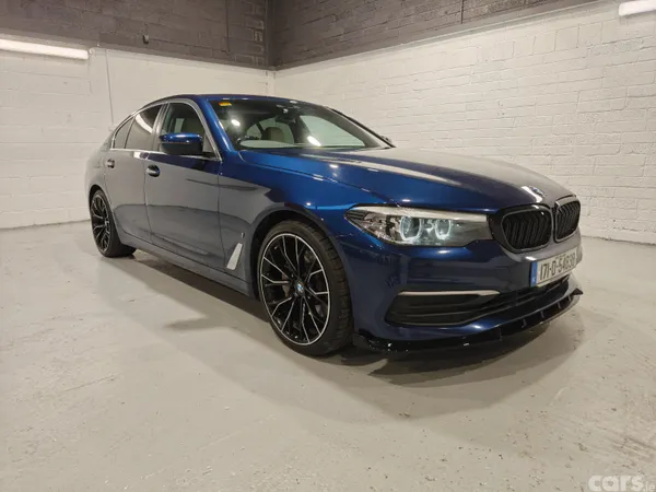BMW 5-Series Saloon, Petrol Plug-in Hybrid, 2017, Blue