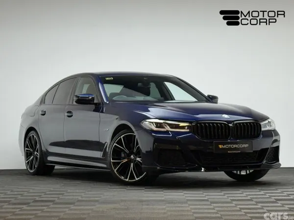 BMW 5-Series Saloon, Petrol Plug-in Hybrid, 2022, Blue