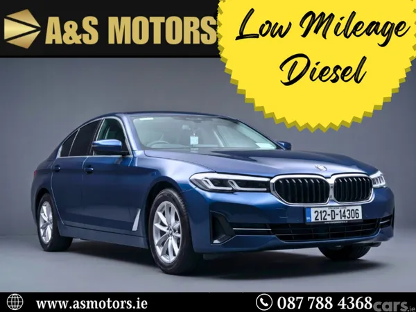 BMW 5-Series Saloon, Diesel, 2021, Blue