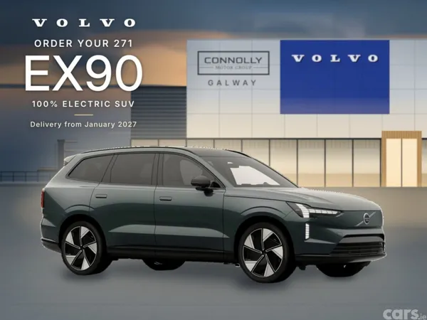 Volvo EX90 SUV, Electric, 2027, Green
