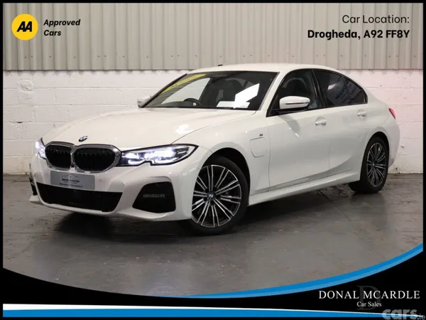 BMW 3-Series Saloon, Petrol Plug-in Hybrid, 2020, White