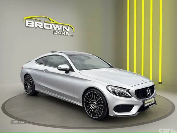 Mercedes-Benz C-Class Coupe, Diesel, 2017, Silver