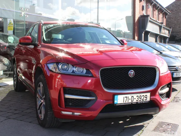 Jaguar F-Pace SUV, Diesel, 2017, Red