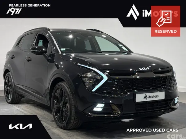 Kia Sportage SUV, Petrol Hybrid, 2025, Black