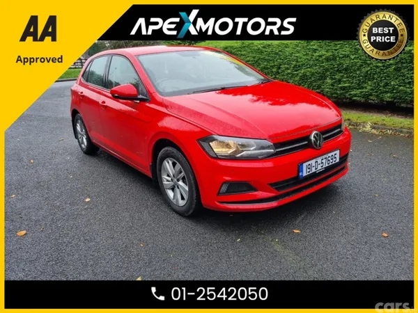 Volkswagen Polo Hatchback, Petrol, 2019, Red