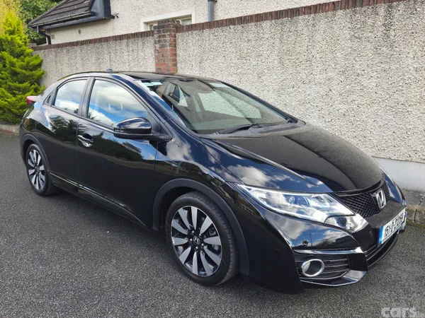 Honda Civic Hatchback, Petrol, 2015, Black