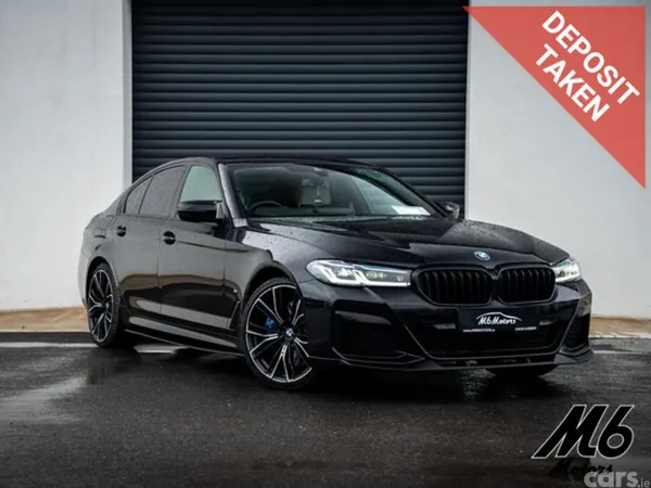 BMW 5-Series Saloon, Petrol Plug-in Hybrid, 2021, Black