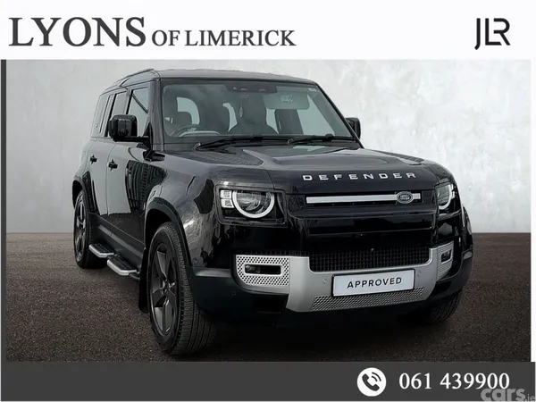 Land Rover Defender SUV, Petrol Plug-in Hybrid, 2023, Black