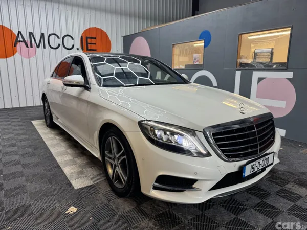 Mercedes-Benz S-Class Saloon, Diesel Hybrid, 2015, White
