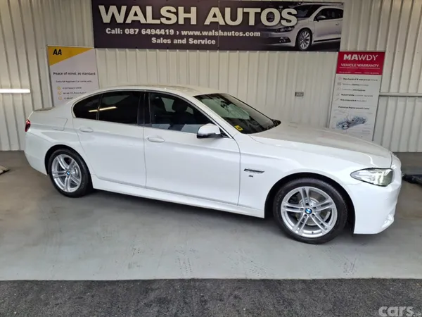 BMW 5-Series Saloon, Diesel, 2016, White
