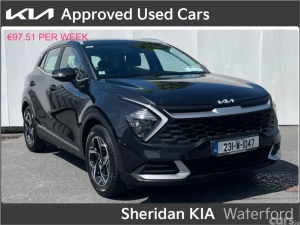 Kia Sportage SUV, Diesel Hybrid, 2023, Black