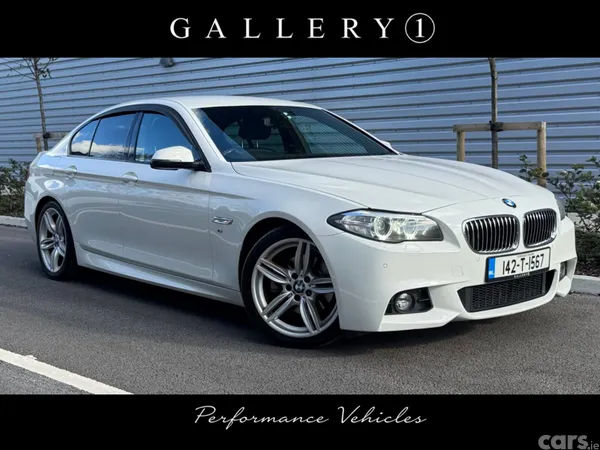 BMW 5-Series Saloon, Diesel, 2014, White