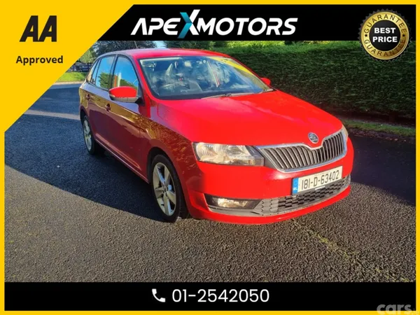 Skoda Rapid Hatchback, Diesel, 2018, Red