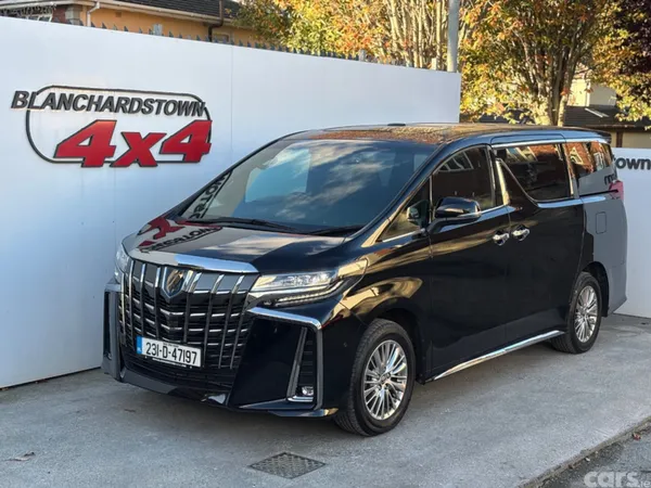 Toyota Alphard MPV, Petrol Hybrid, 2023, Black