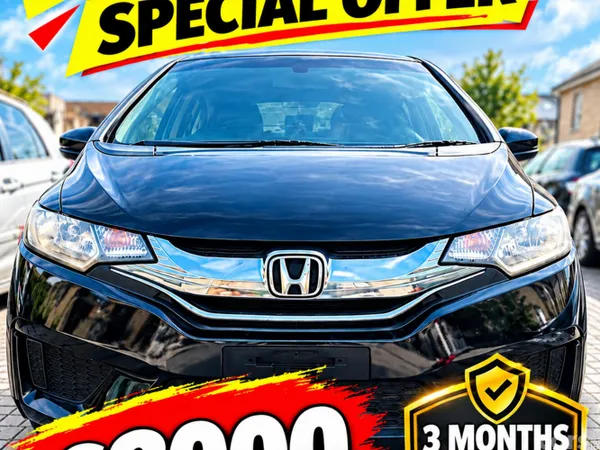 Honda Fit Hatchback, Petrol Hybrid, 2015, Black