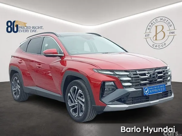 Hyundai Tucson SUV, Petrol Plug-in Hybrid, 2025, Red