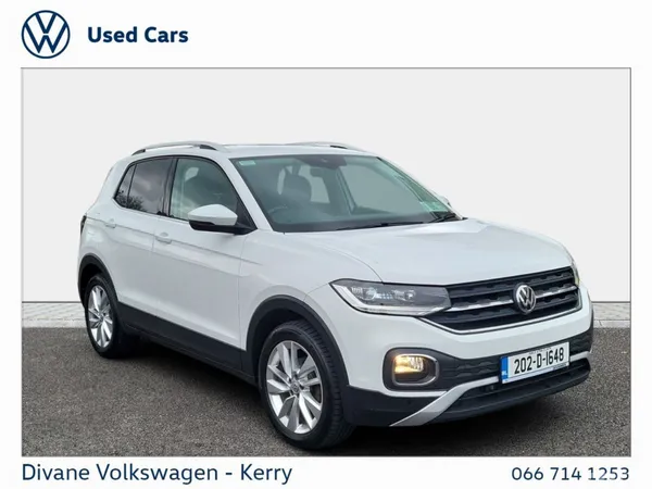 Volkswagen T-Cross SUV, Diesel, 2020, White