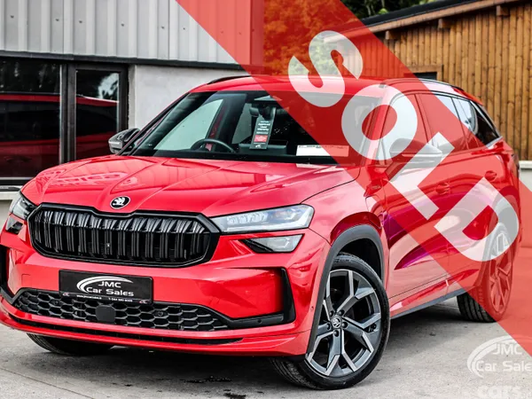 Skoda Kodiaq SUV, Petrol Plug-in Hybrid, 2025, Red