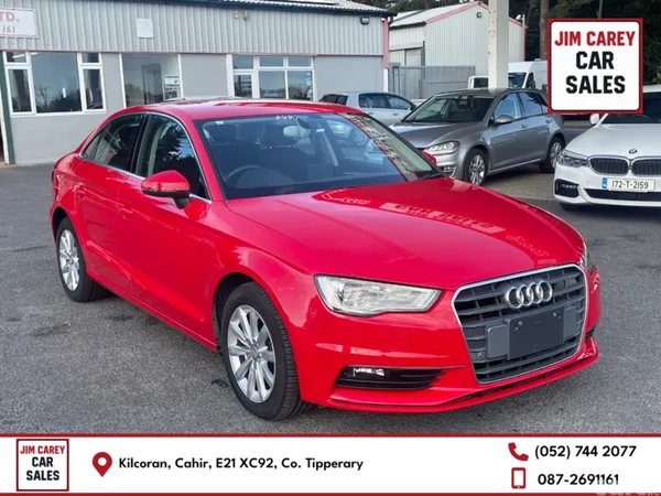 Audi A3 Saloon, Petrol, 2015, Red