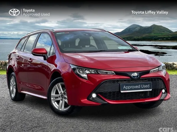 Toyota Corolla Estate, Petrol Hybrid, 2022, Red