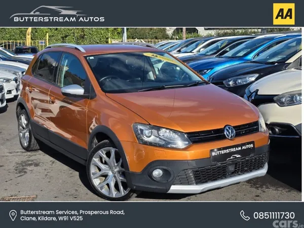Volkswagen Polo Hatchback, Petrol, 2015, Orange