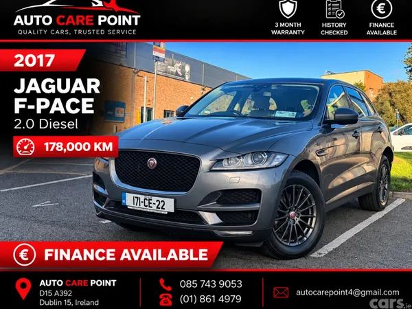 Jaguar F-Pace SUV, Diesel, 2017, Grey