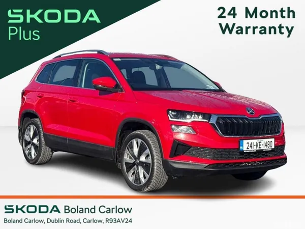 Skoda Karoq SUV, Diesel, 2024, Red