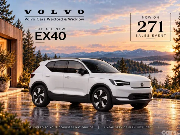 Volvo EX40 SUV, Electric, 2027, White