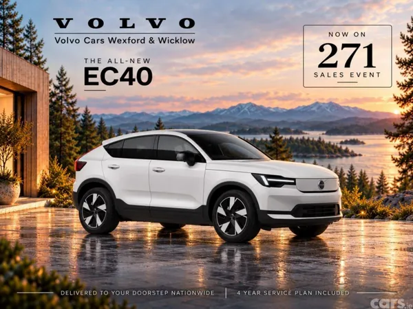 Volvo EC40 SUV, Electric, 2027, White