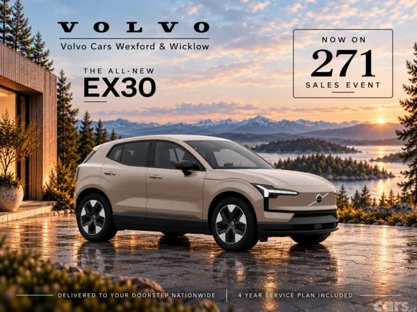 Volvo EX30 SUV, Electric, 2027, Gold