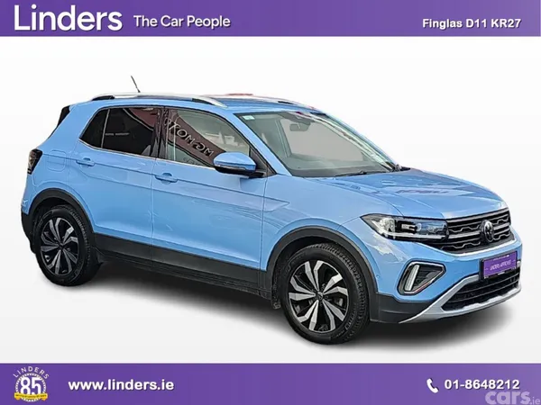 Volkswagen T-Cross Estate, Petrol, 2024, Blue