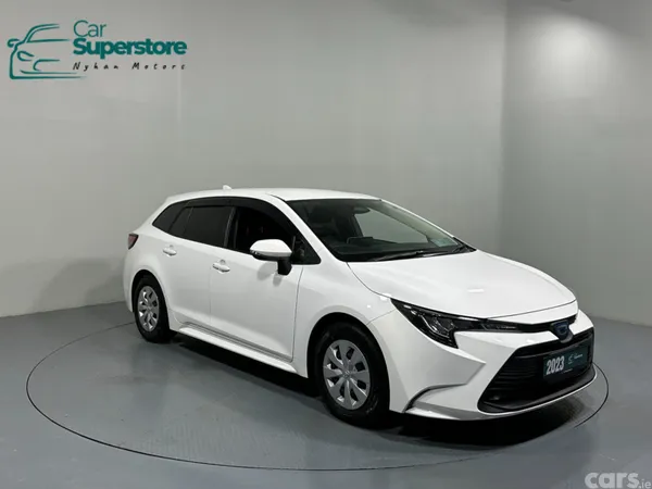 Toyota Corolla Estate, Petrol Hybrid, 2023, White