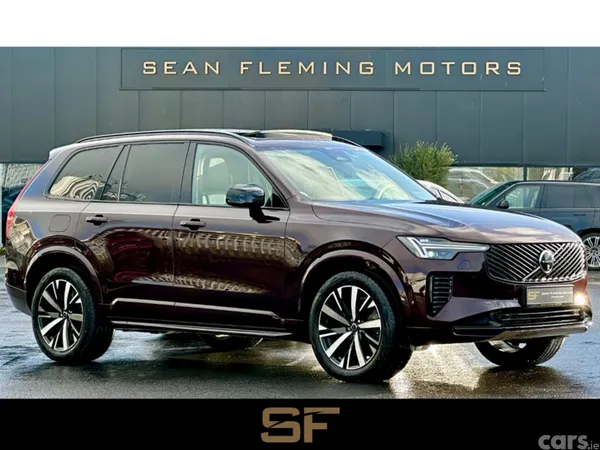 Volvo XC90 SUV, Petrol Plug-in Hybrid, 2025, Red
