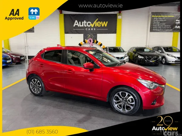 Mazda Demio Hatchback, Diesel, 2016, Red