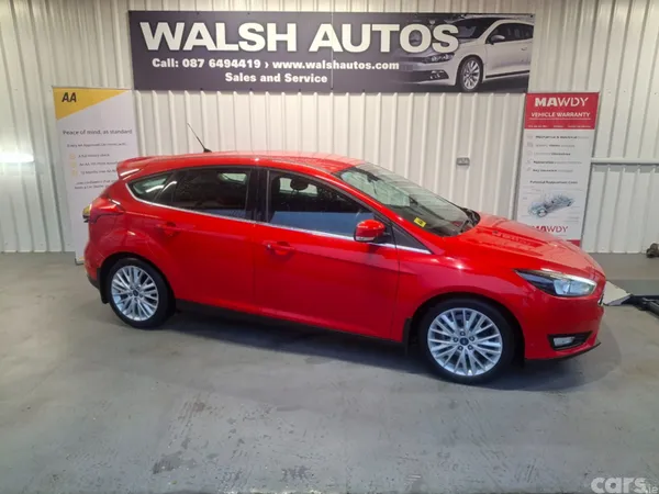 Ford Focus Hatchback, Diesel, 2017, Red