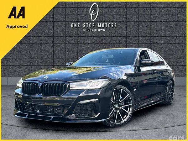 BMW 5-Series Saloon, Petrol Plug-in Hybrid, 2021, Black