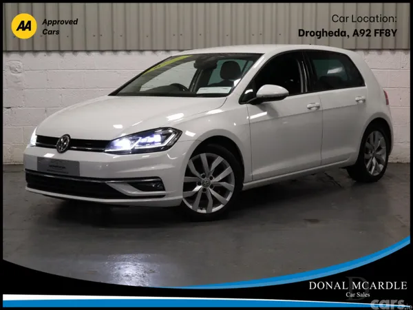 Volkswagen Golf Hatchback, Petrol, 2018, White