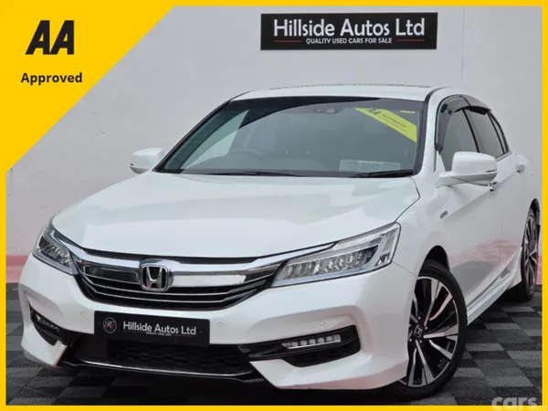 Honda Accord Saloon, Petrol Hybrid, 2017, White