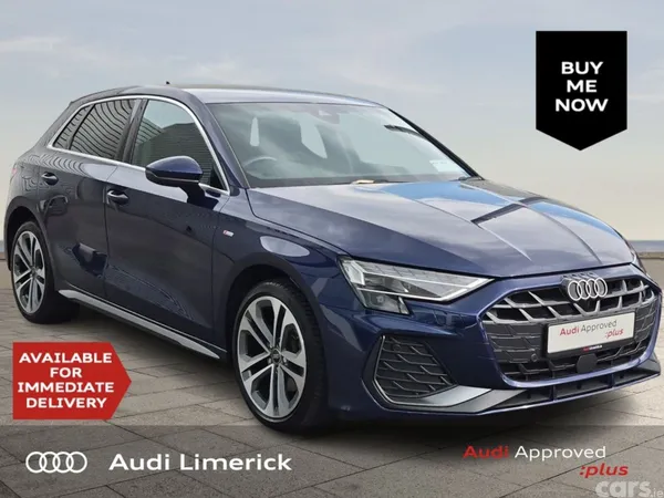 Audi A3 Hatchback, Petrol Plug-in Hybrid, 2025, Blue